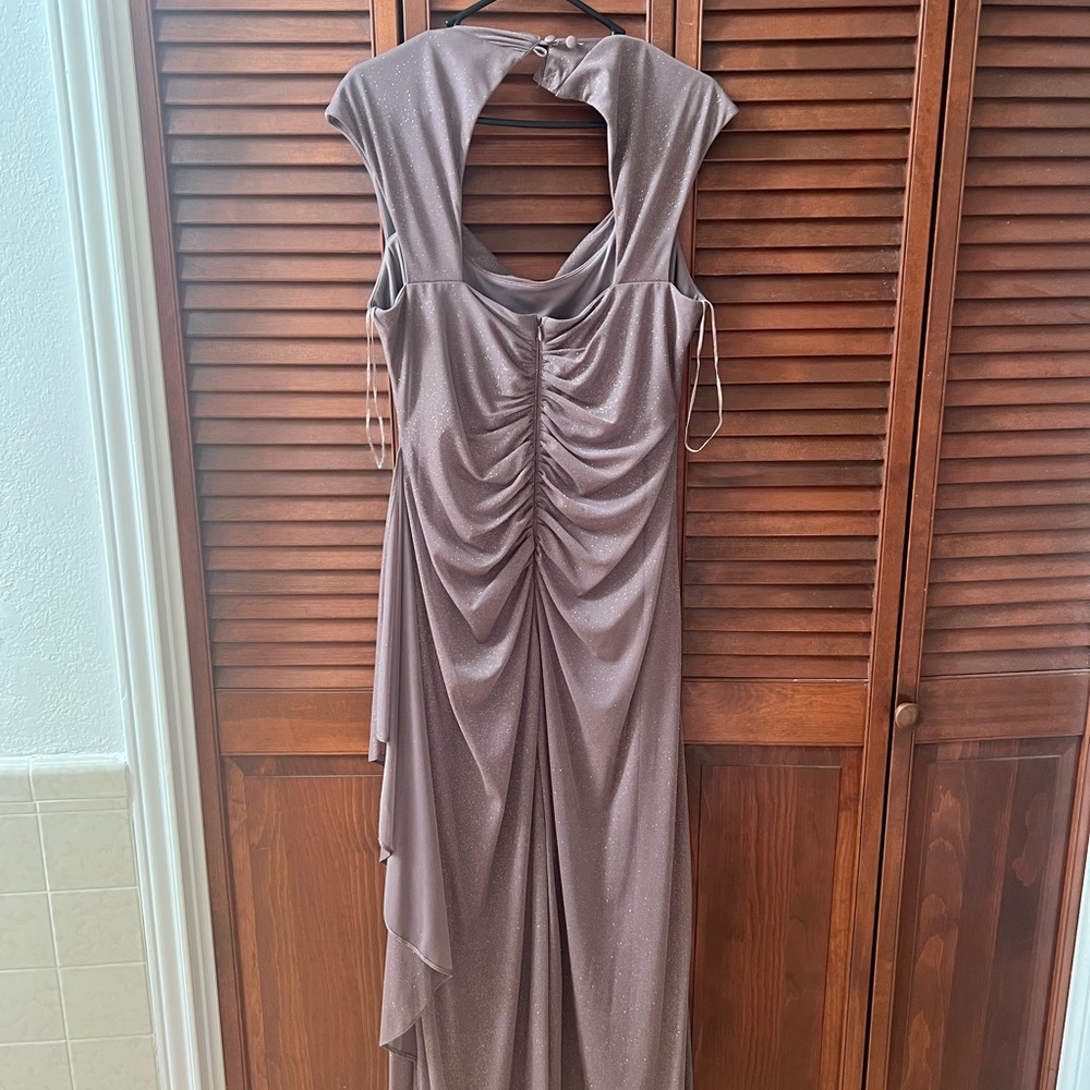 Lilac wedding guest formal dress